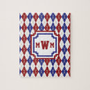 Recherche de americana puzzles Bleu