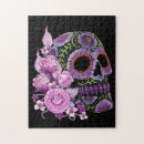 Recherche de crâne de sucre puzzles Squelette