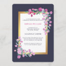 Recherche de bleu de minuit invitations Floral