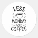 Recherche de lundi autocollants Café