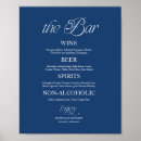 Recherche de bar mariage menus Noir et blanc