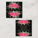 Recherche de fuchsia rose cartes visite Coiffeur