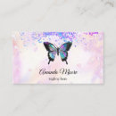Recherche de papillon pastel cartes visite Salon à ongles