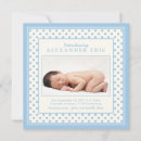 Recherche de birth boy carrées invitations Bleu