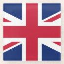 Recherche de drapeau britannique dessous de verres Blanc