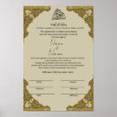 Recherche de certificat de mariage art Nikkah