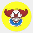 Recherche de clowns autocollants Fou