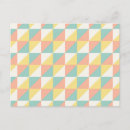 Recherche de motif triangle cartes postales Coloré