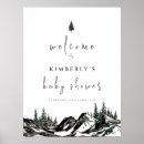 Recherche de forest posters Baby shower boisé