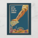 Recherche de prospérité cartes postales Vintage