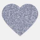 Recherche de coeur brillant autocollants Violet