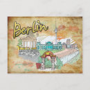 Recherche de illustration berlin cartes postales Voyage