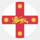Recherche de crête autocollants Drapeau