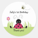 Recherche de d anniversaire de coccinelle autocollants Faveur