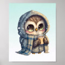 Recherche de oiseau dans la neige posters Animal