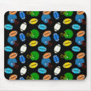Recherche de ballon football tapis souris Bleu