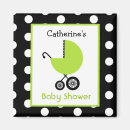 Recherche de vert de pois magnets Baby shower