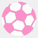 Recherche de ballon de football rose autocollants Sports