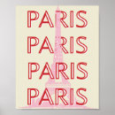 Recherche de de voyage de paris posters Rouge