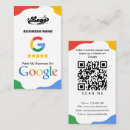 Recherche de review cartes visite Code qr scannable