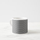 Recherche de noire et blanche tasses Élégant