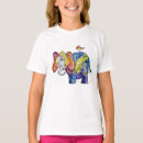 Recherche de éléphant coloré tshirts Dessin