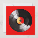 Recherche de vinyl record vœux cartes Rétro