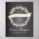 Recherche de date mariage posters Floral