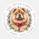 Recherche de vacances de chiot autocollants Noël