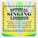 Recherche de chant autocollants Vocaliste