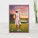Recherche de humour golf vœux cartes D'anniversaire