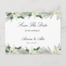 Recherche de hiver rustique cartes postales Blanc