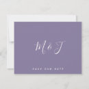 Recherche de lavender wedding save the dates Pour eux