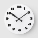Recherche de grands nombres blancs horloges Solide