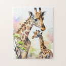 Recherche de girafe mignonne puzzles Bébé