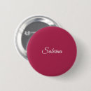 Recherche de monogramme rose badges Simple