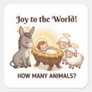 Recherche de nativité autocollants Joie au monde