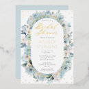 Recherche de blue floral bridal shower invitations Mariés