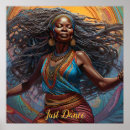 Recherche de danse africaine posters Coloré