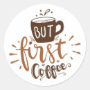 Recherche de caféine autocollants Citation