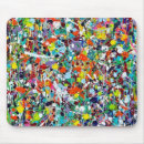 Recherche de rouge bleu jaune tapis souris Peinture