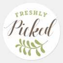 Recherche de étiquette nourriture autocollants Vert