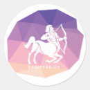 Recherche de signe sagittaire autocollants Violet