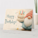 Recherche de de gnome anniversaire cartes Gâteau d'anniversaire