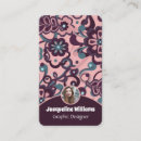 Recherche de 60s cartes visite Floral