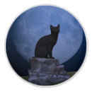 Recherche de chat noir boutons et poignées de porte Lune