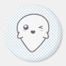 Recherche de fantôme kawaii magnets Sourire