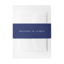 Recherche de bleu marine bandeaux de faire part Minimaliste