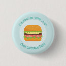 Recherche de hamburgers badges Aliments de préparation rapide