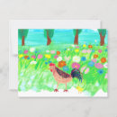 Recherche de poussins bébé cartes postales Poulet